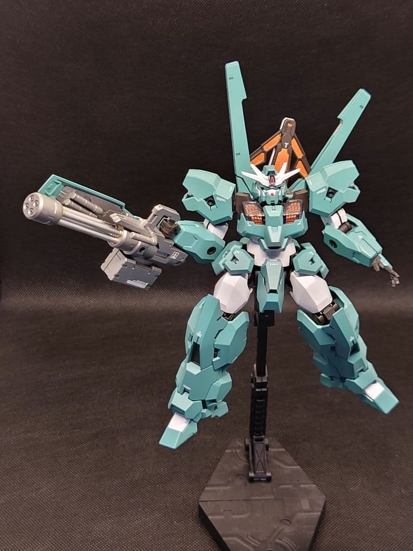 HG 1/144 Gundam Lubris Ul Mercury Witch prodotto finito completamente dipinto
