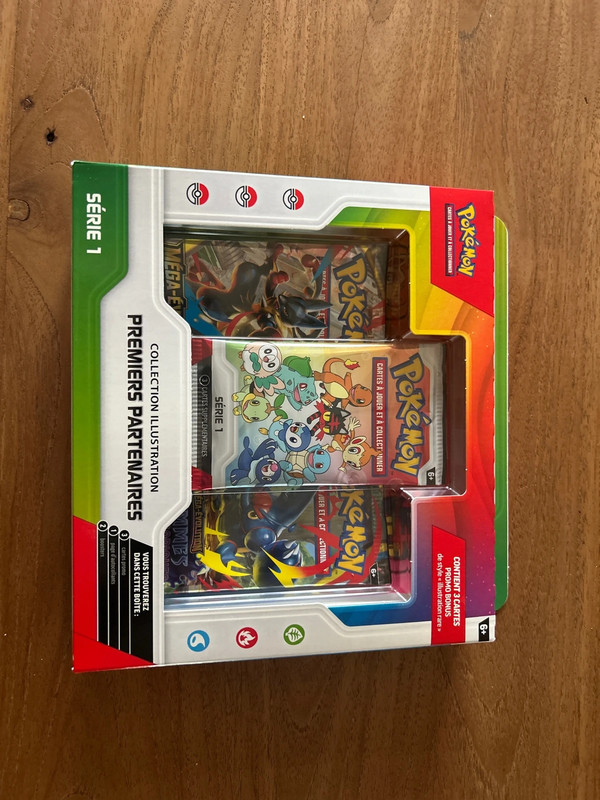Pokémon collection illustration premiers partenaires série 1