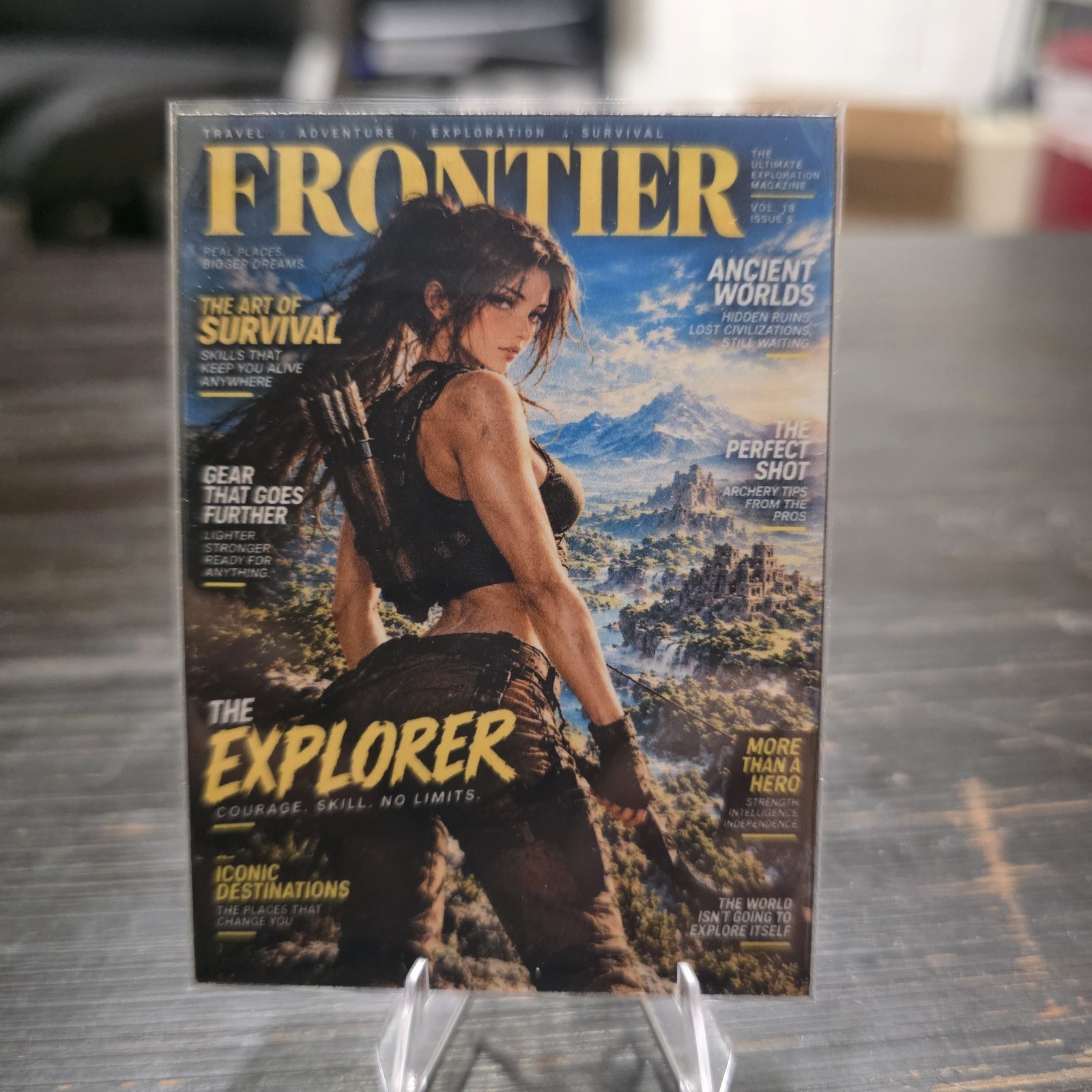 Scheda personalizzata Lara Croft