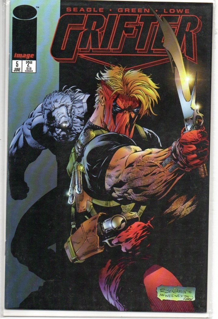 37670: DC COMICS GRIFTER #5 Grado quasi nuovo