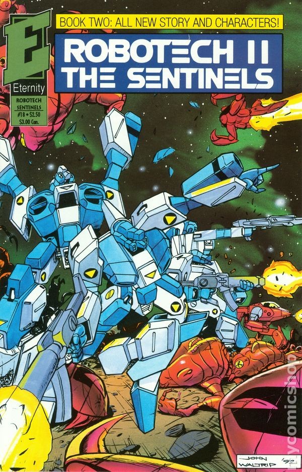 Robotech 2 Le Sentinelle Libro 2 #18 FN 1993 Immagine Stock