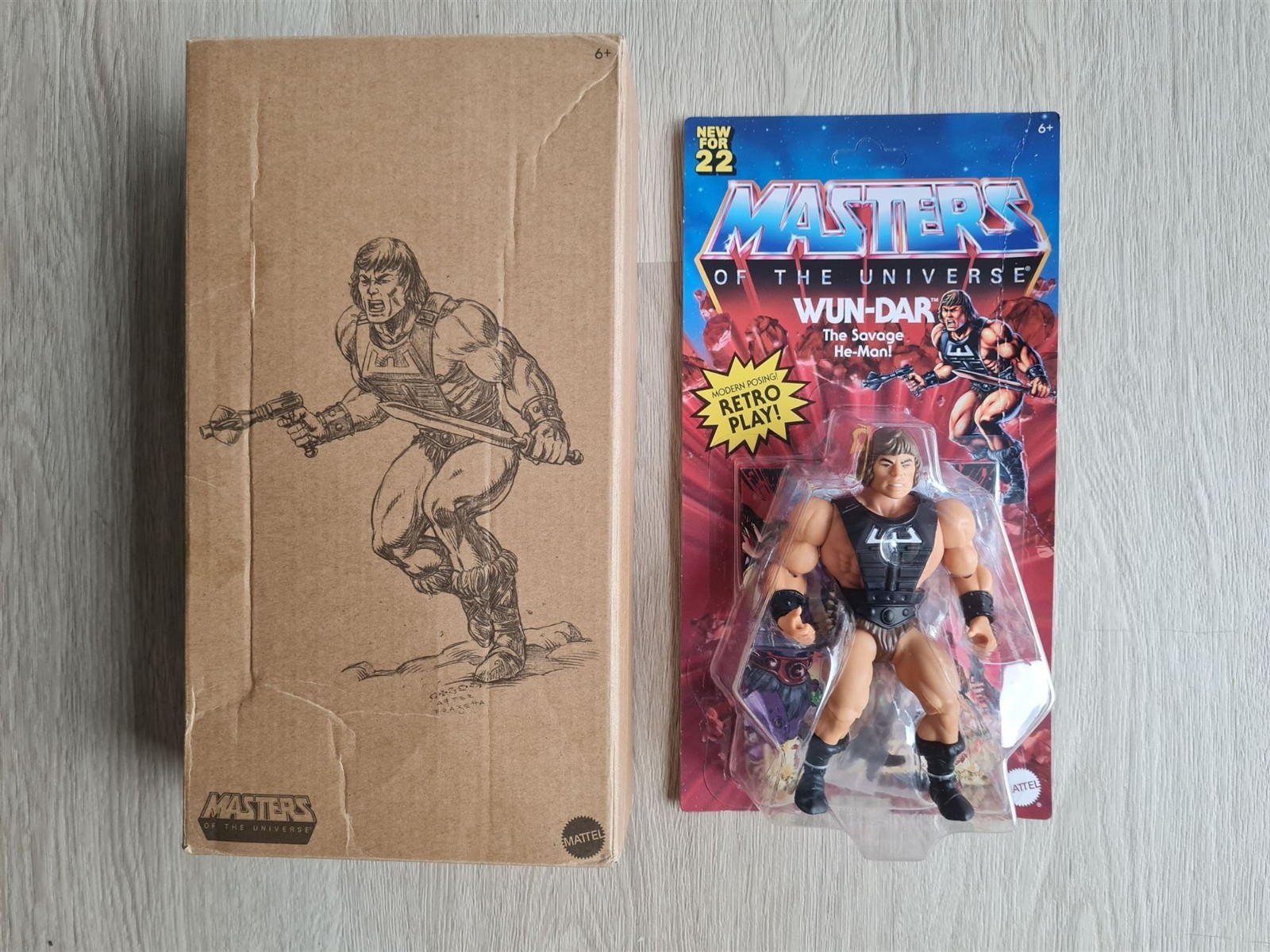 Masters of the Universe MOTU Origins esclusiva Mattel Creations Wun-Dar NUOVO IMBALLO ORIGINALE