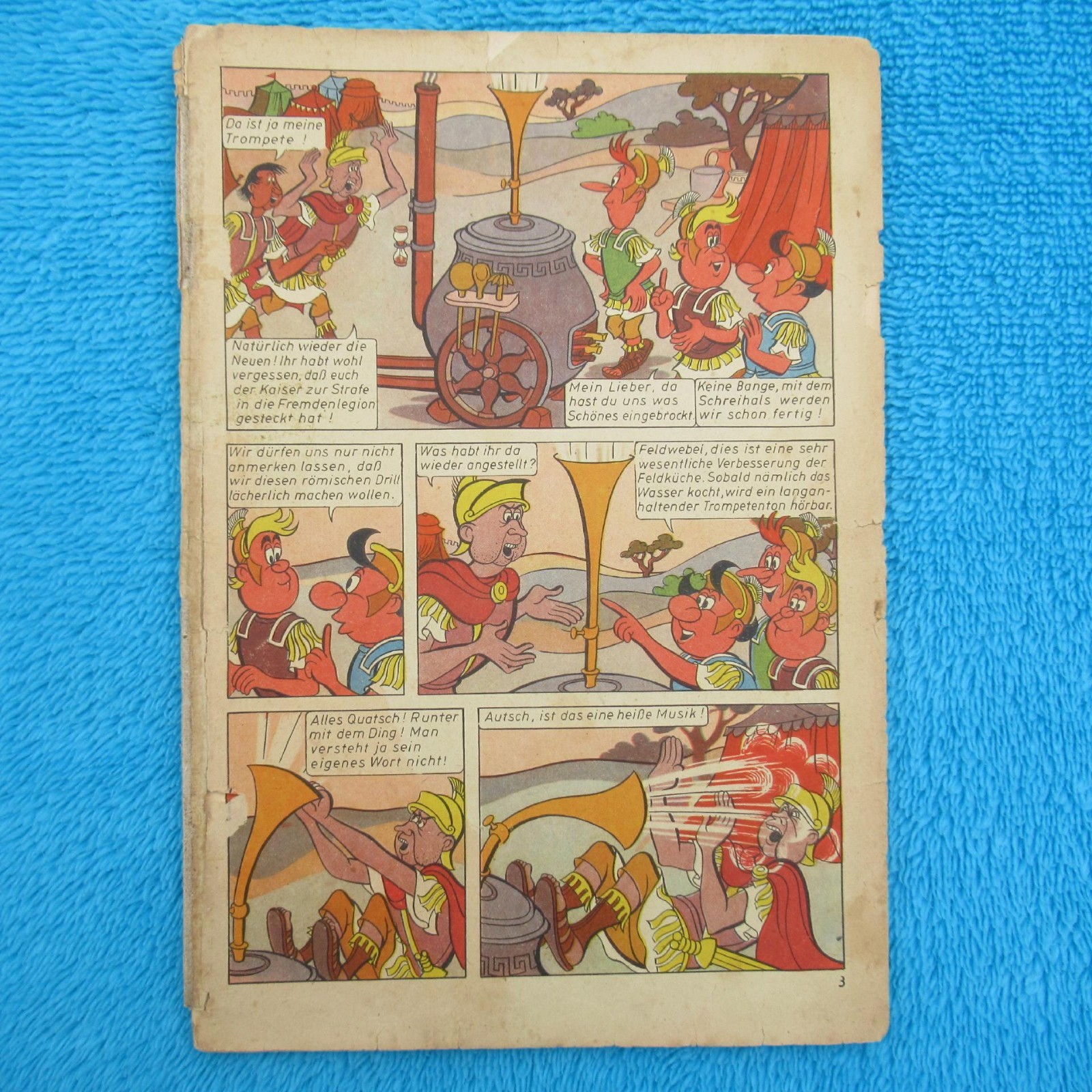 MOSAICO Digedags n.20 "Nella Legione Straniera" 1958 Hannes Hegen SOLO parte interna