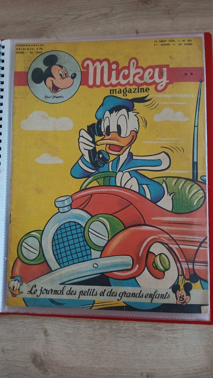Mickey magazine n°201. Édition Belge.