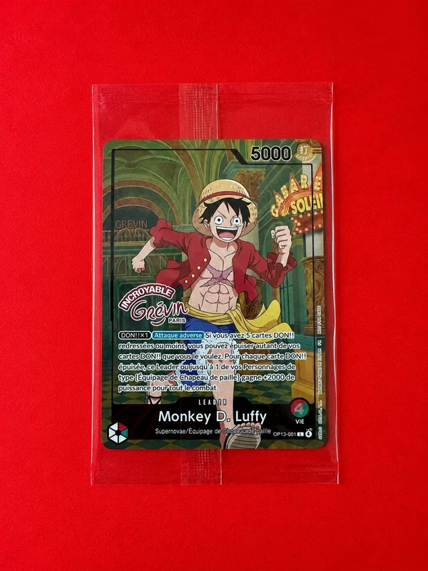 Carte One Piece Luffy Musée Grevin