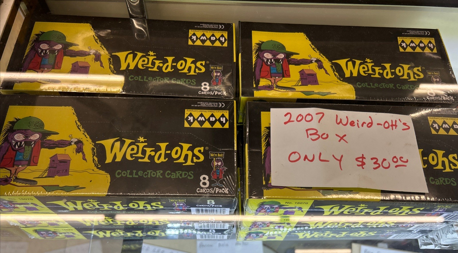 2007 Weird-Ohs Ristampa Collettore Trading Card Box 24 Confezioni Lloyd