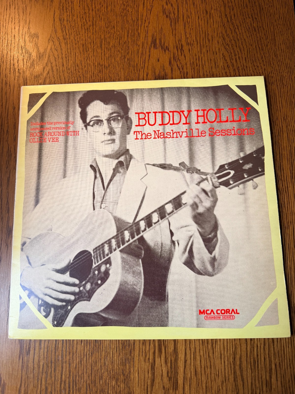 BUDDY HOLLY The Nashville Sessions LP UK 1975 1st Press MCA Coral CDLM 8038 MINT