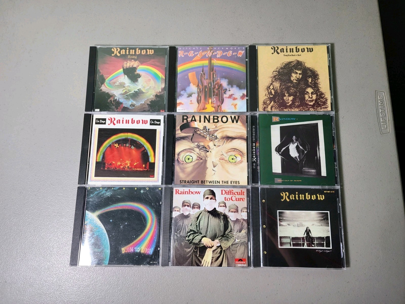 Rainbow Music Cd Lot of 9 CDs - Finyl Vinyl, Down To Earth, Rising, etc