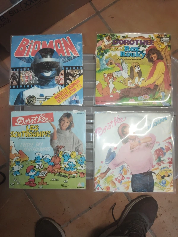 Lot vinyl Dorothée, Bioman