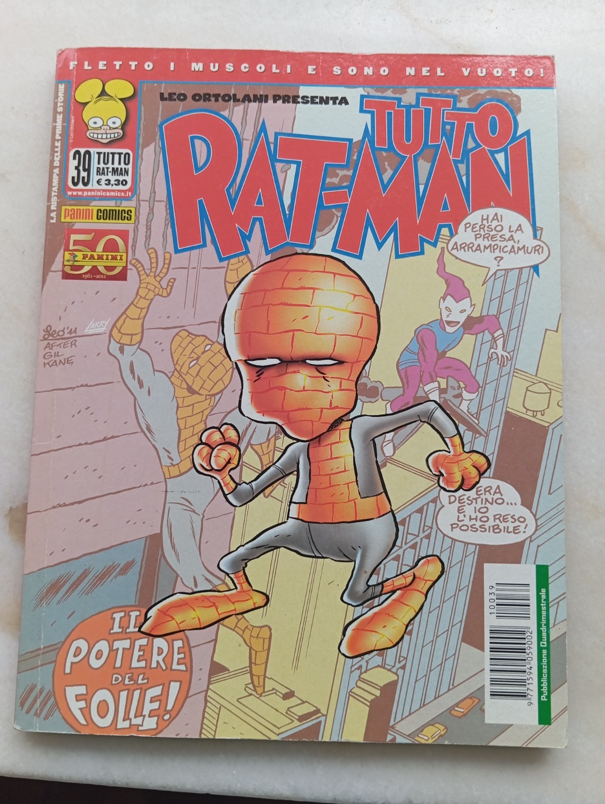 Rat Man Collection n° 39 - Fletto i muscoli e sono nel vuoto! -  Panini Comics