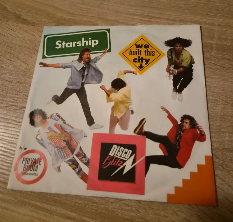 Vinyl Single Schallplatte- Starship