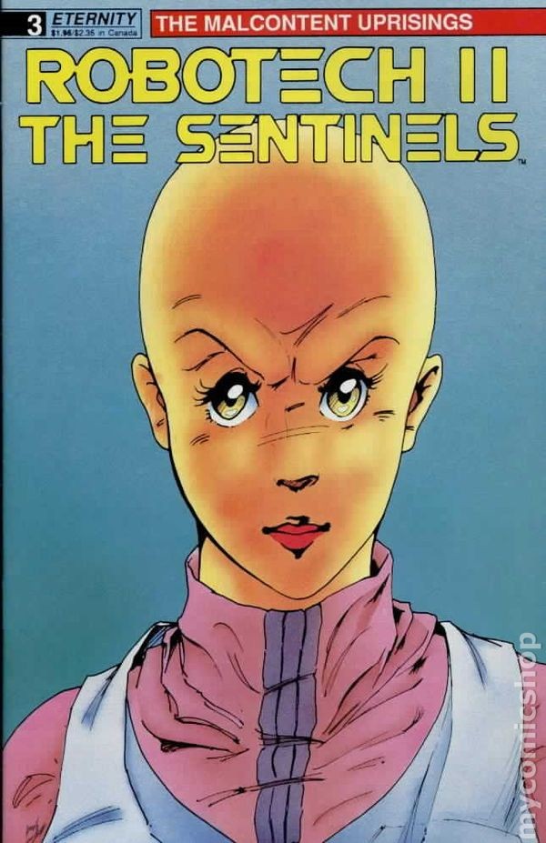 Robotech 2 Le Sentinelle Le Rivolte Malcontent #3 VG 1989 Immagine Stock