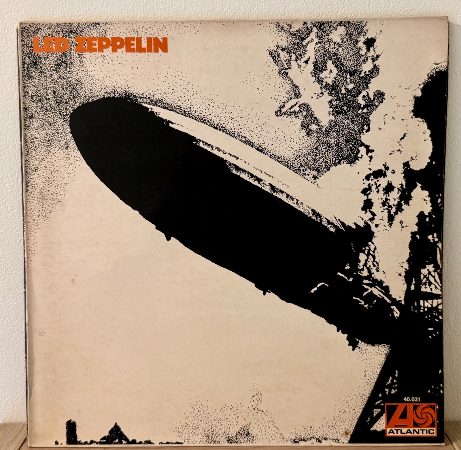 LED ZEPPELIN "Led Zeppelin" Vinyl LP French 1972 Reissue Atlantic No.40031 VG/VG