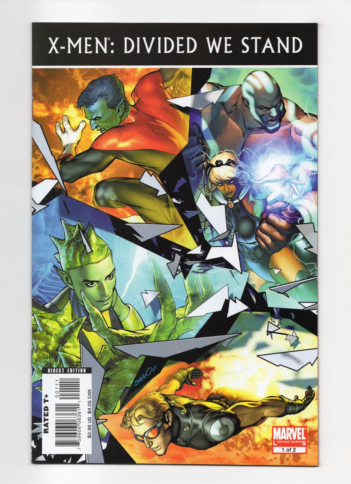 X-Men: Divided We Stand #1 quasi nuovo + 2008 Marvel Comics