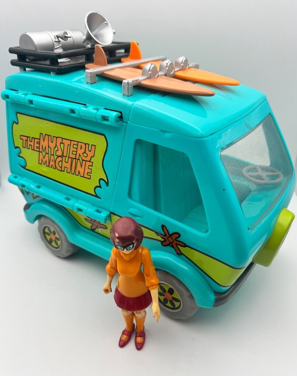 The Mystery Machine Playset Hannah Barbera Scooby-Doo Van con Figura Velma