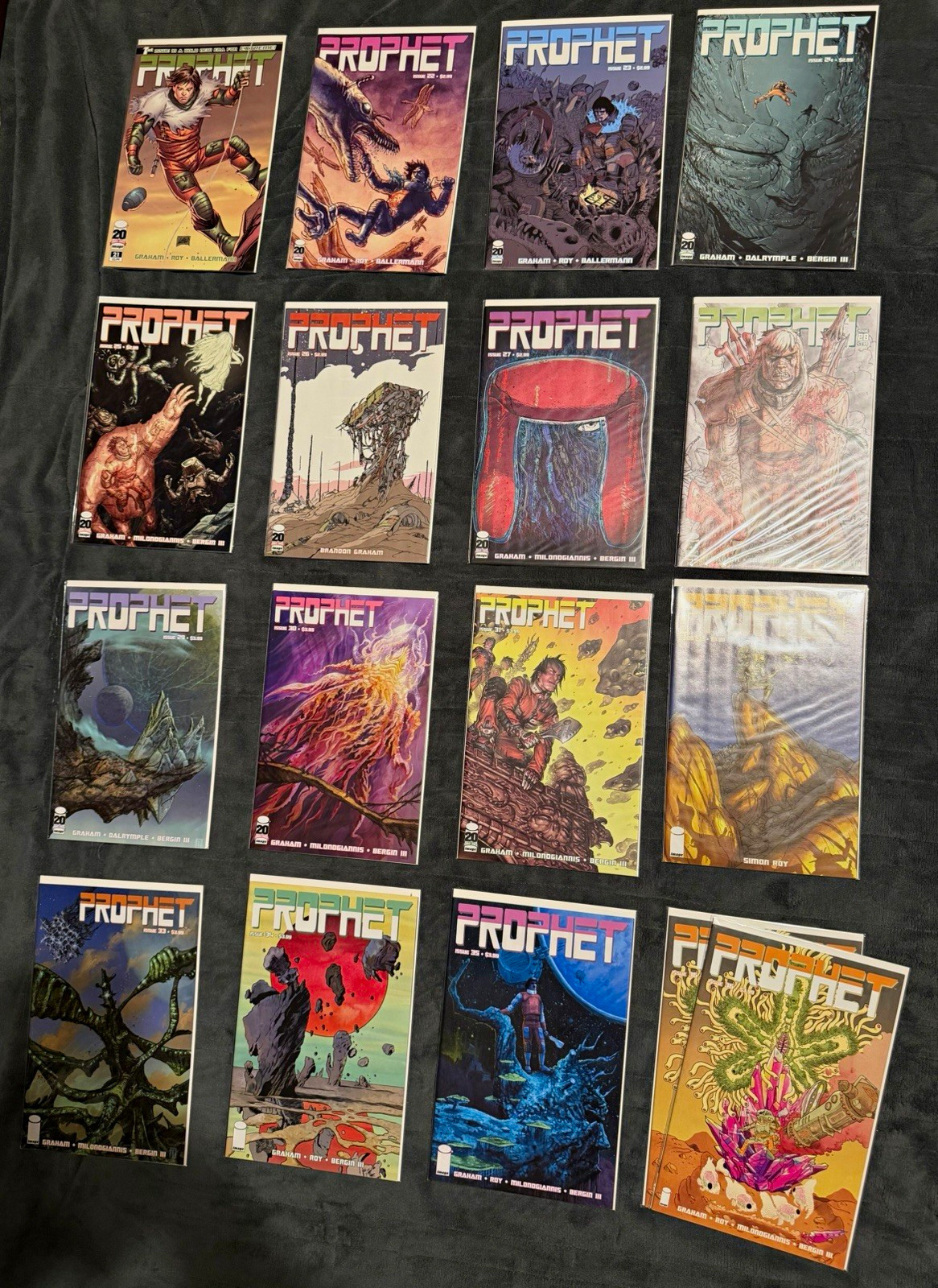 Lotto fumetti Prophet Image #21-45 Brandon Graham Simon Roy + Graham extra