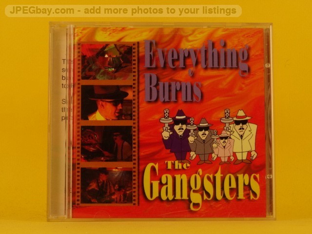 THE GANGSTERS EVERYTHING BURNS (FIRE TRAINING) (T8) AUDIO CD DISCTRONICS