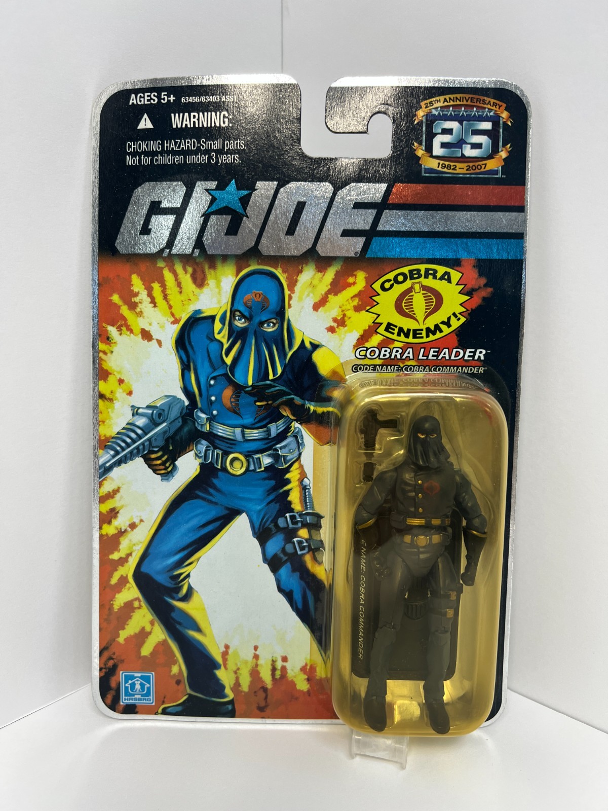 G.I. Modellino Joe COBRA COMMANDER Cobra Leader 25° Anniversario NUOVO 2007