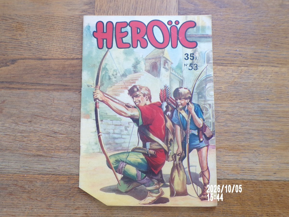 HEROIC n° 53  DU 05/06/1952 AVEC KINOWA + LA FLECHE ET LE FLAMBEAU  + POPEYE