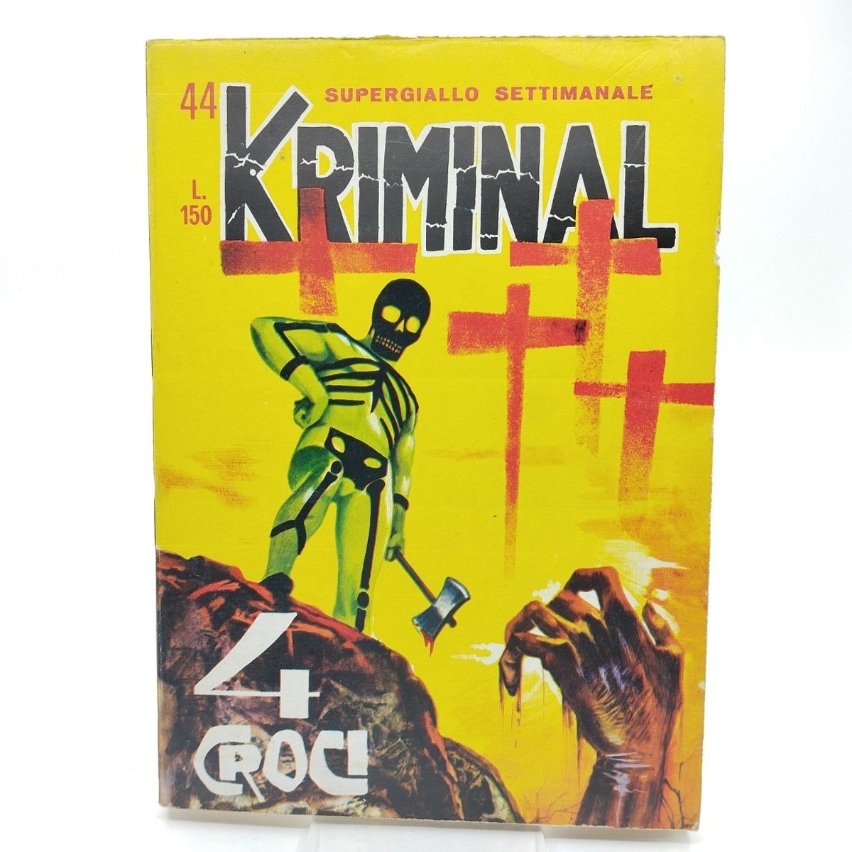 KRIMINAL N. 44  QUASI EDICOL A  AUT. 6636  ED. CORNO APR. 1966 [ST][UFF-32-44]