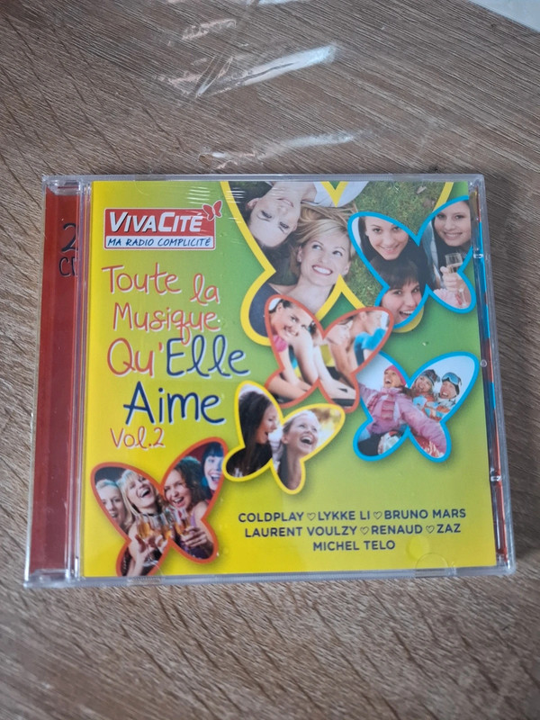 2 cd neuf toute la musique qu'elle aime michal telo jali anastacia Coldplay m pokora zaz seal mika