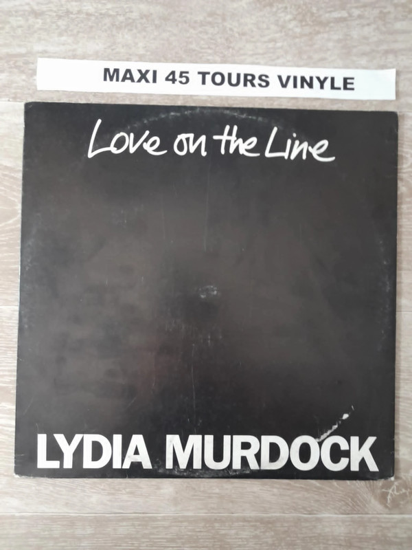 Lydia Murdock : Love on the line (Extended version) 1984 Europe 12" Maxi 45 Tours Vinyle