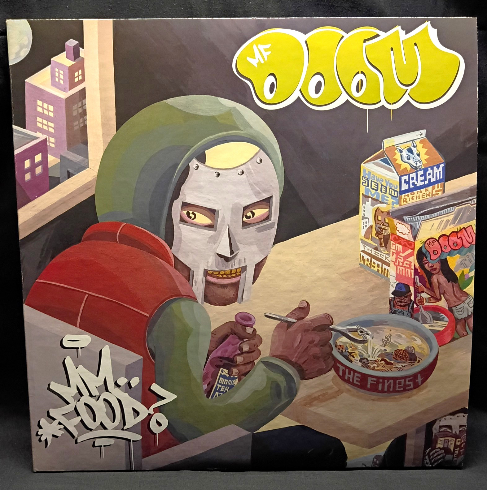 MF DOOM - MM...FOOD Limited Edition 2×LP, Green/Pink Color Vinyl Record 
