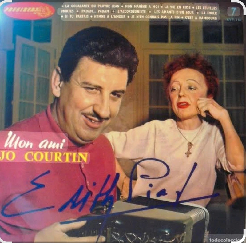 Vinilo Jo Courtin "Mon Ami Jo Courtin" (No Cover)