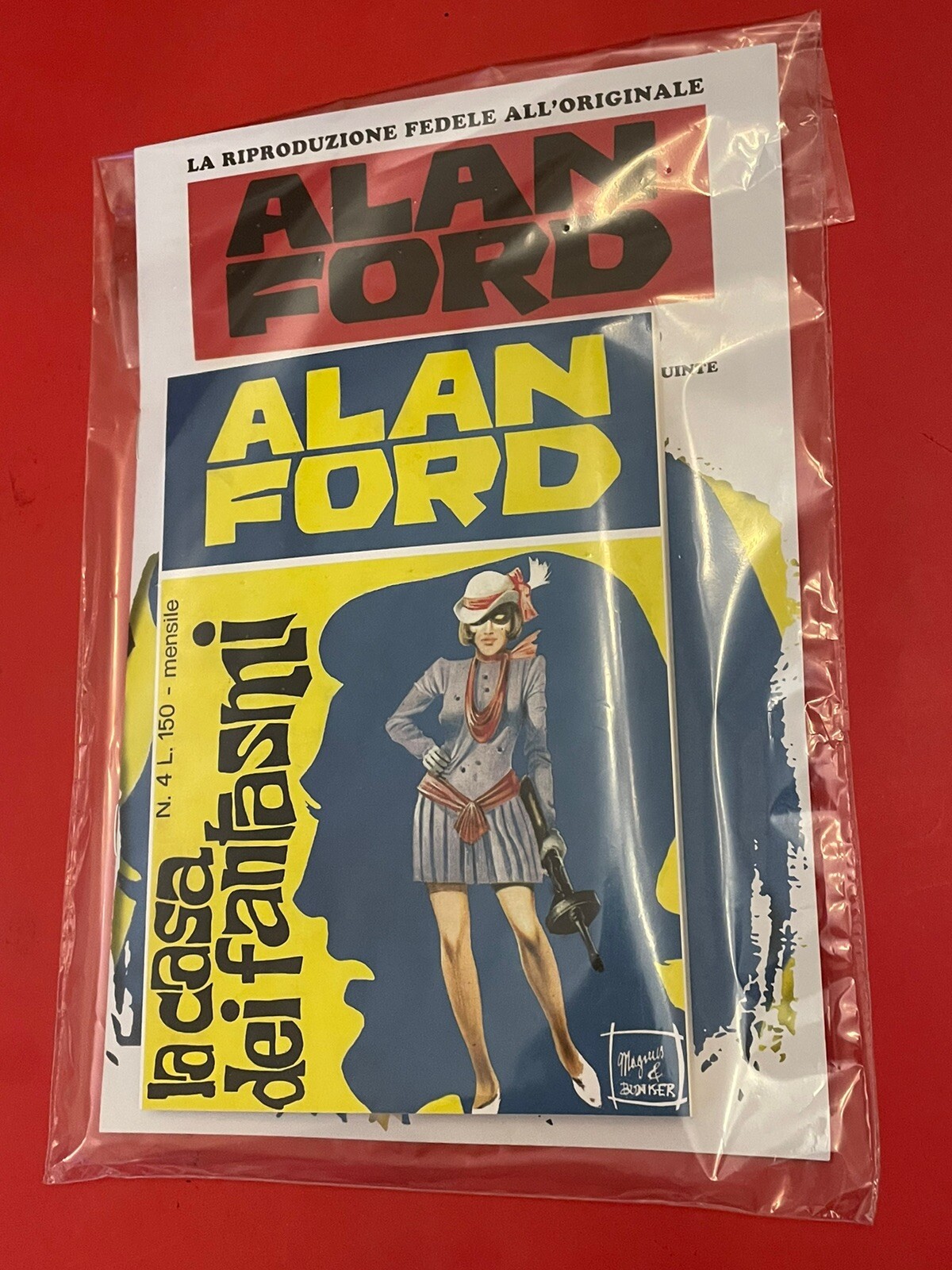 Alan Ford n.4 Anastatica Gazzetta nuovo in blister