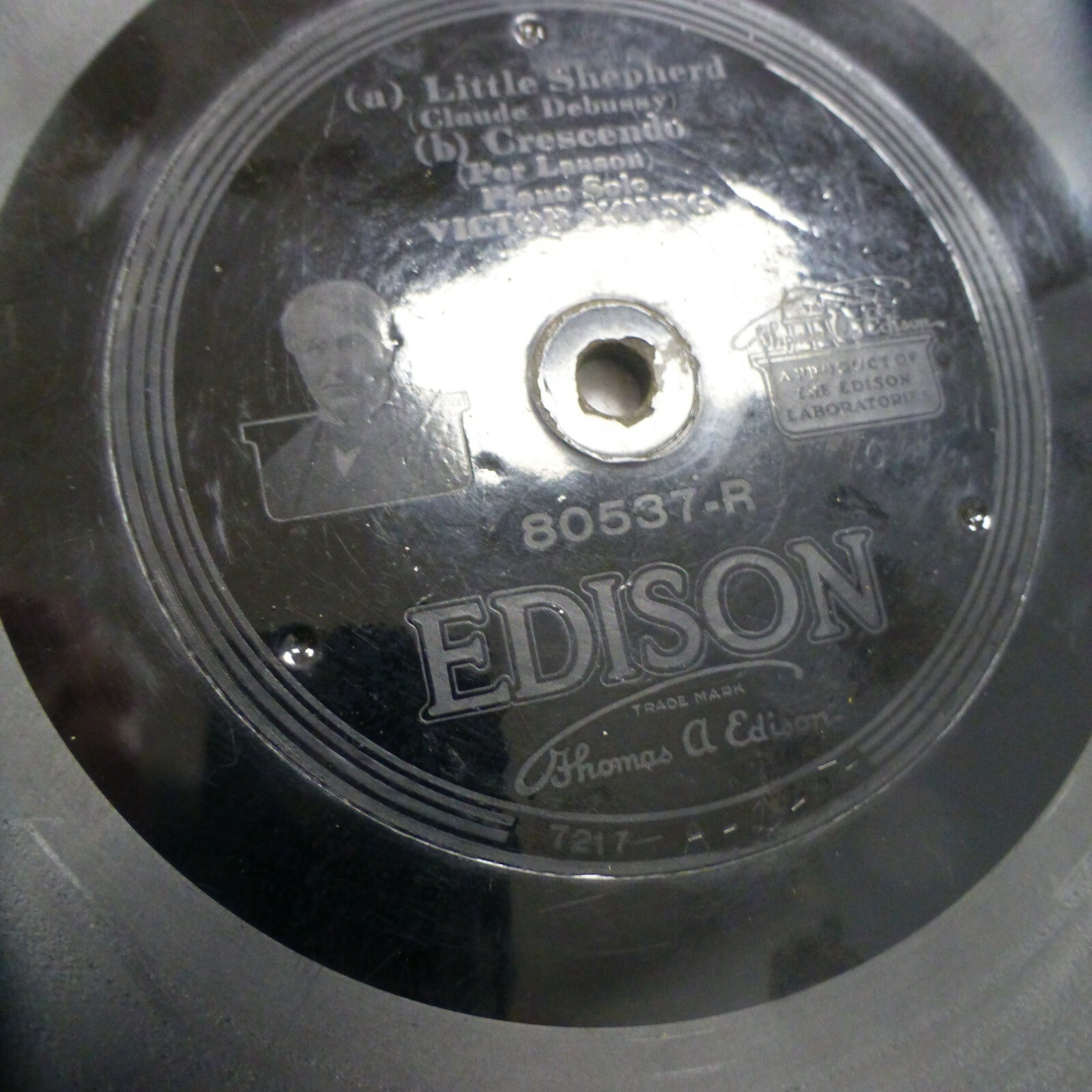 Victor Young EDISON 78 Singolo 1a Edizione 10" 78 RPM Pop Piano