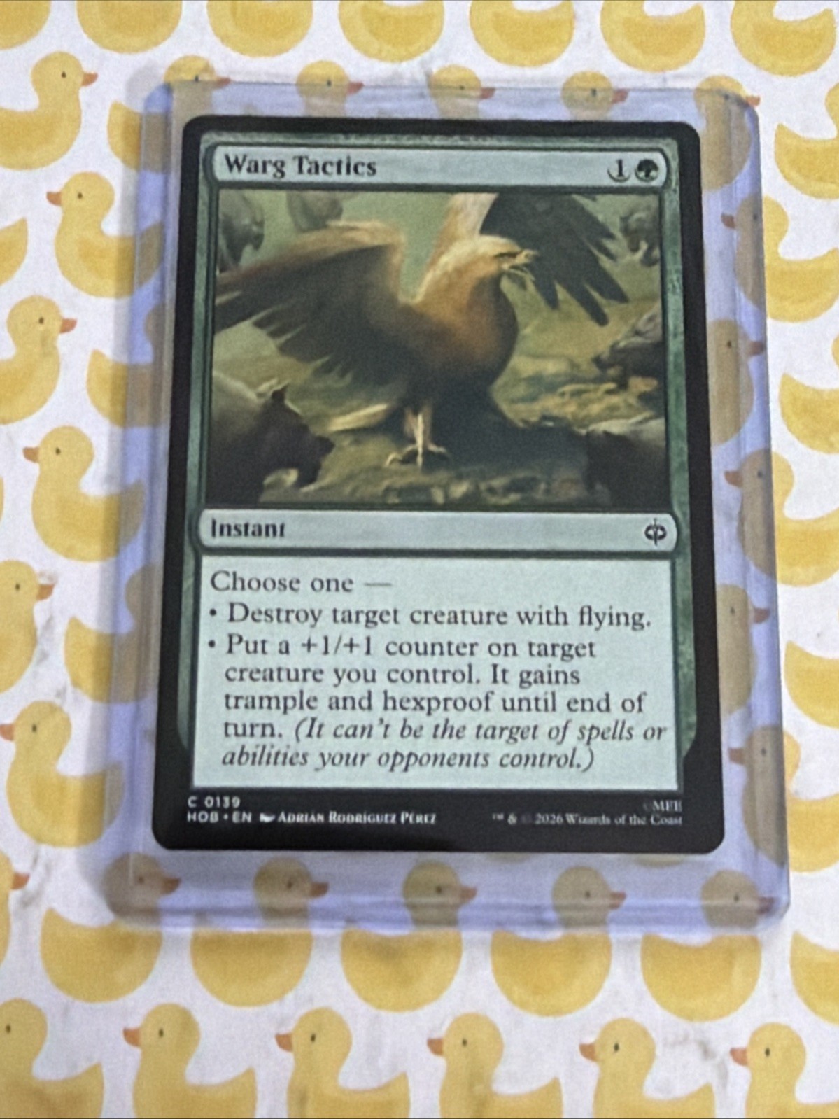 WARG TACTICS #139 MAGIC il raduno MTG hobbit 2026 jrr tolkien volo istantaneo