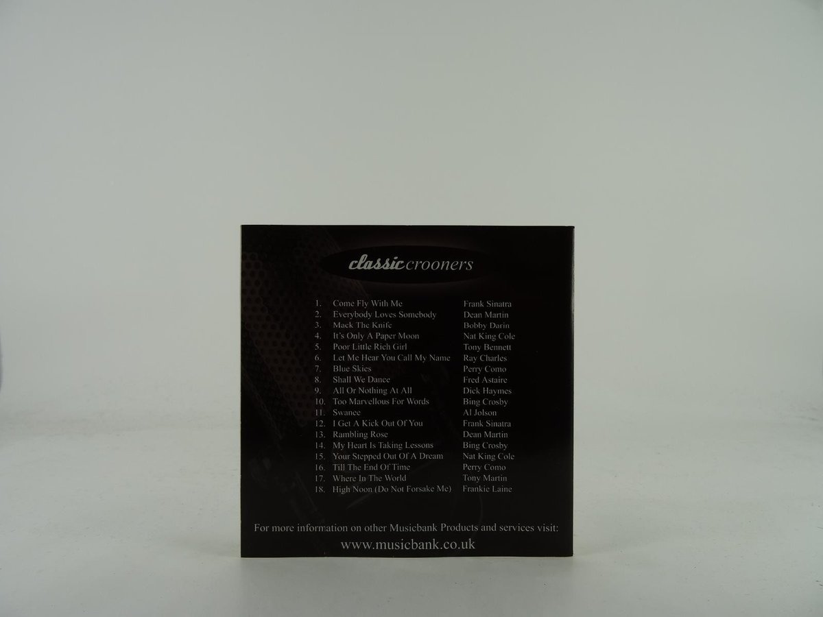 VARIOUS ARTISTS CLASSIC CROONERS (450) 18 Track CD Album plus Picture Sleeve MUS