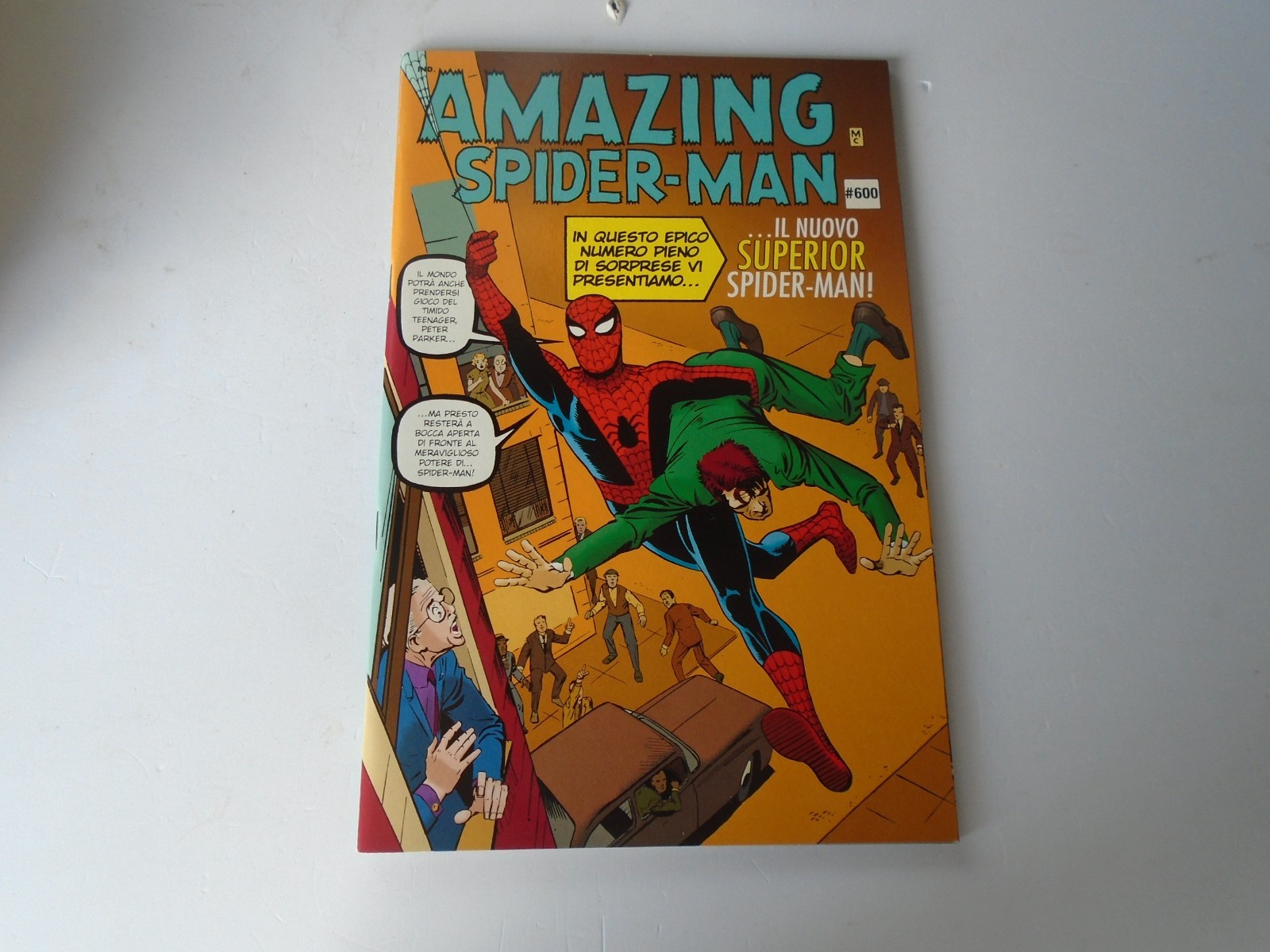 L'UOMO RAGNO 600 PANINI COMICS EDIZIONE VARIANT STEVE DITKO ,EDICOLA