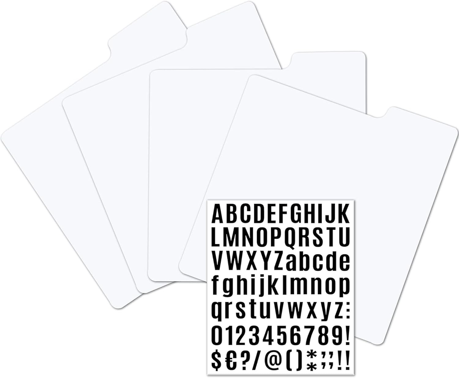 12 Inches LP Divider with Alphabet Labels, 12" 33 RPM Record Divider, Vinyl