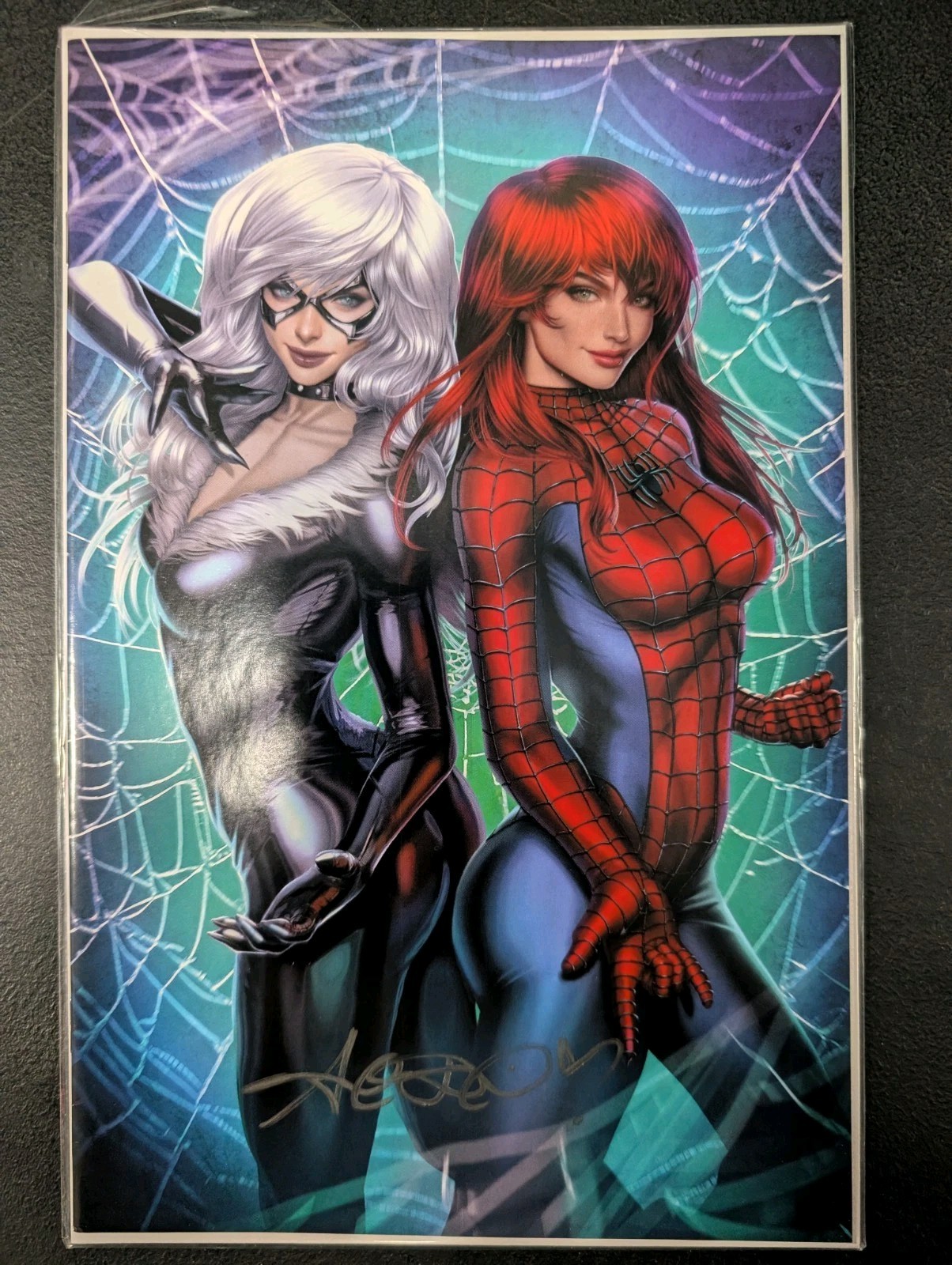 Amazing Spiderman #20 Ariel Diaz Virgin Variant 2023 Signed W/Coa