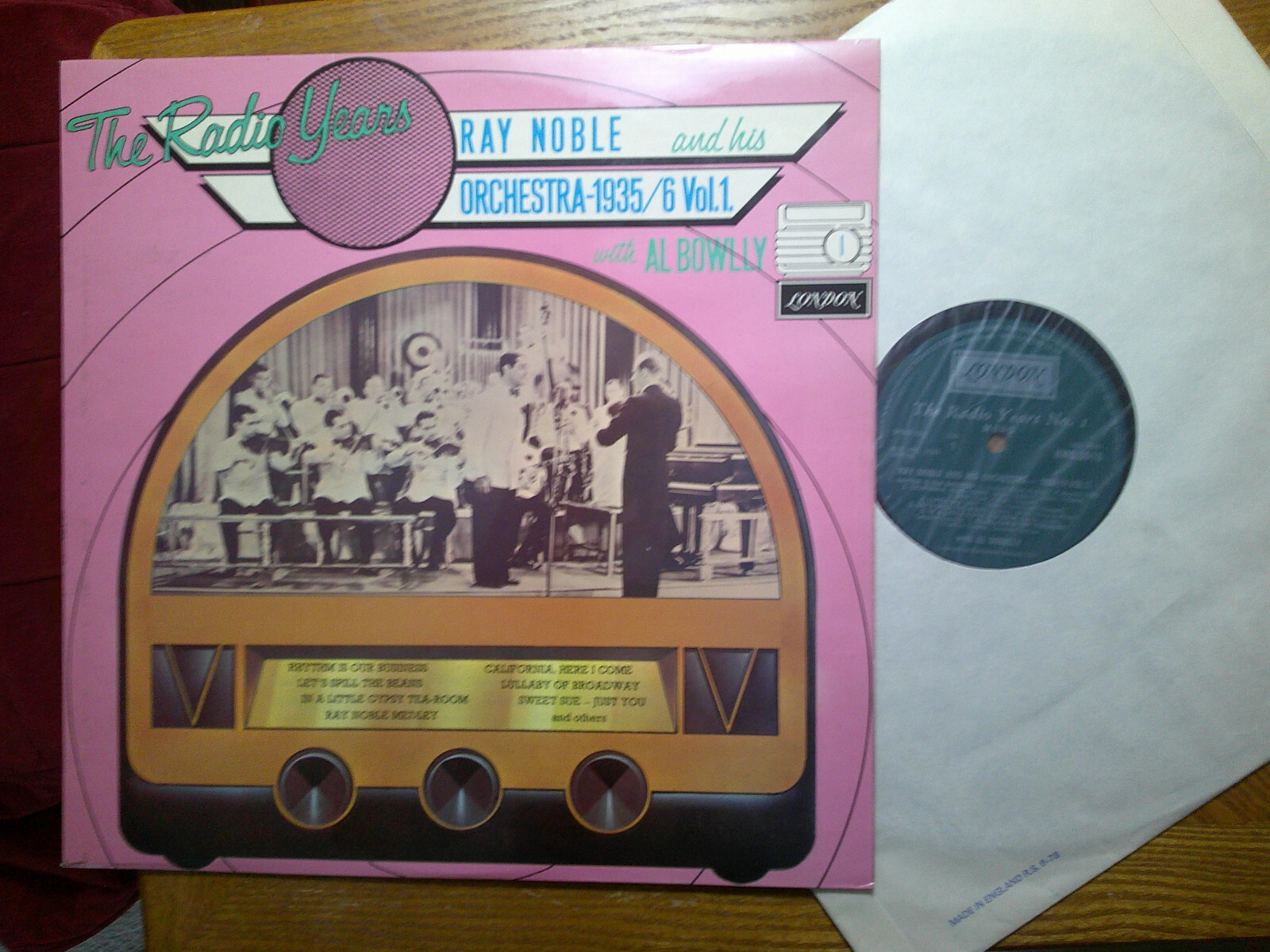 UK LONDON LP RECORD/AL BOWLLY,RAY NOBLE/THE RADIO YEARS/ 1935/36 VOLUME 1/ DG
