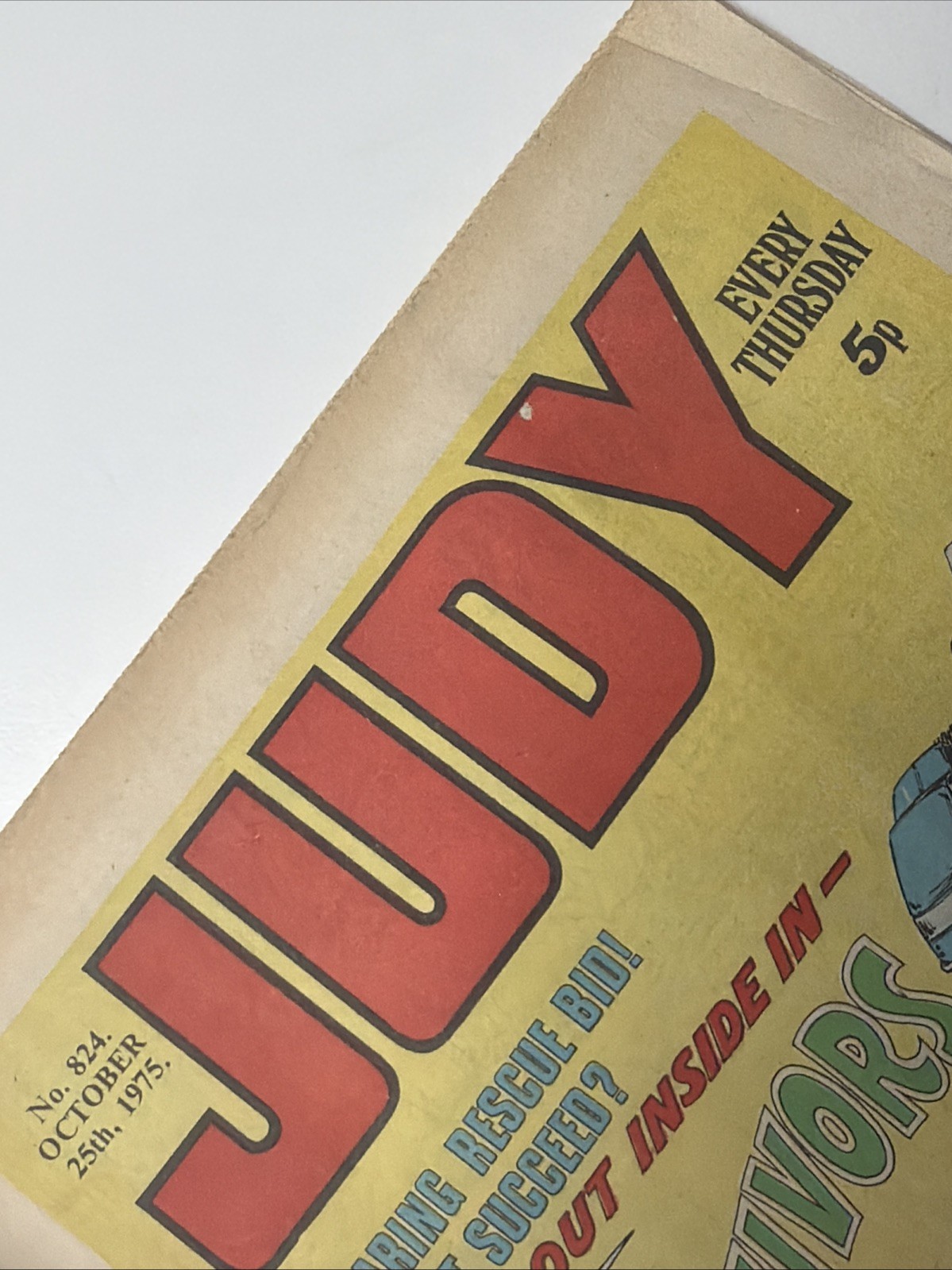 VINTAGE JUDY COMIC - #824 October 25th 1975 - 1970s Original EXCELLENT