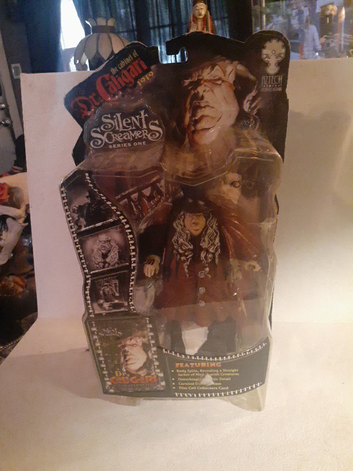 Vintage Silent Screamers Dr Caligari Figure Sealed Carded Series 1 Aztech Toyz