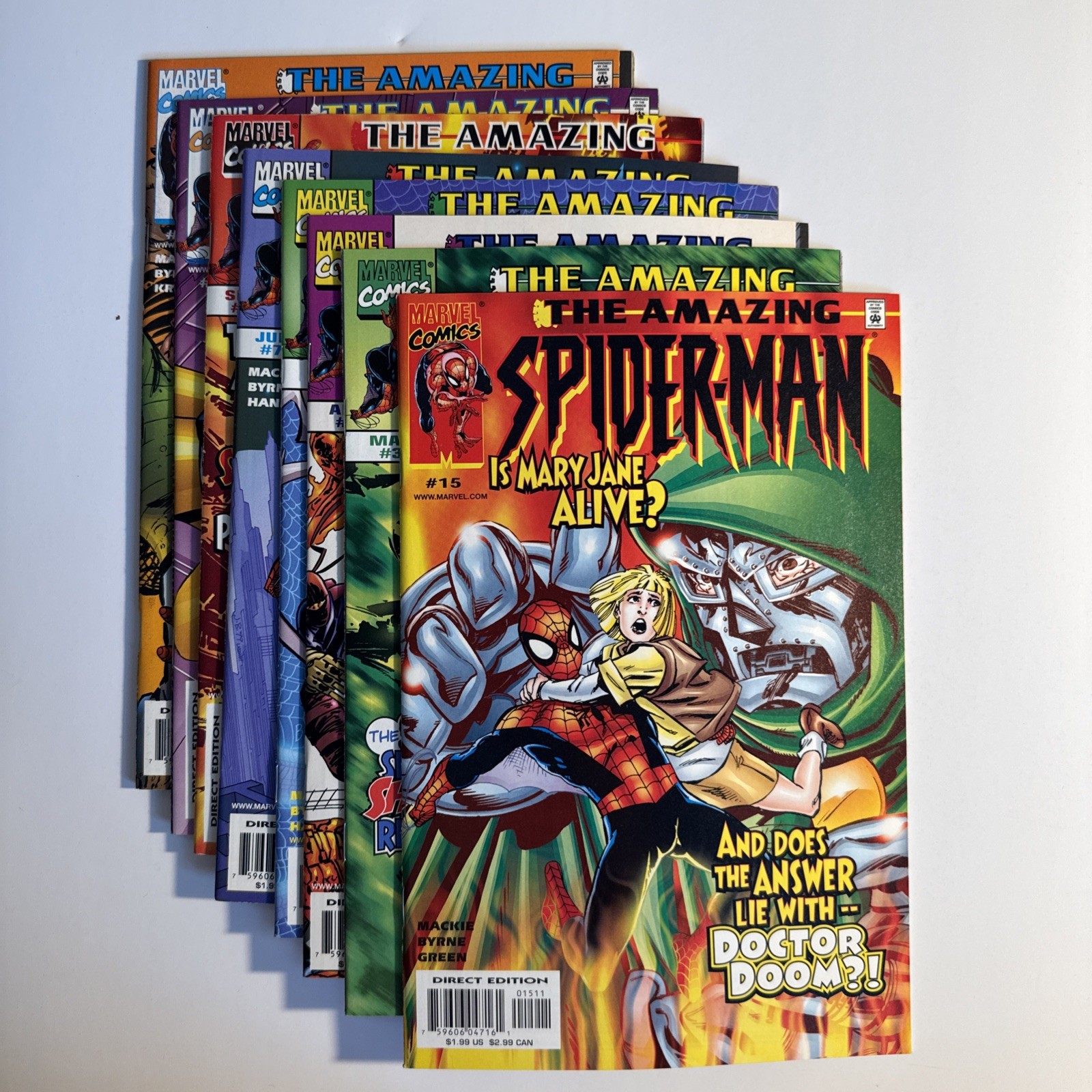 Amazing Spider-Man #3-15 quasi nuovo - Lotto di 8 numeri [Marvel 1999-2000]