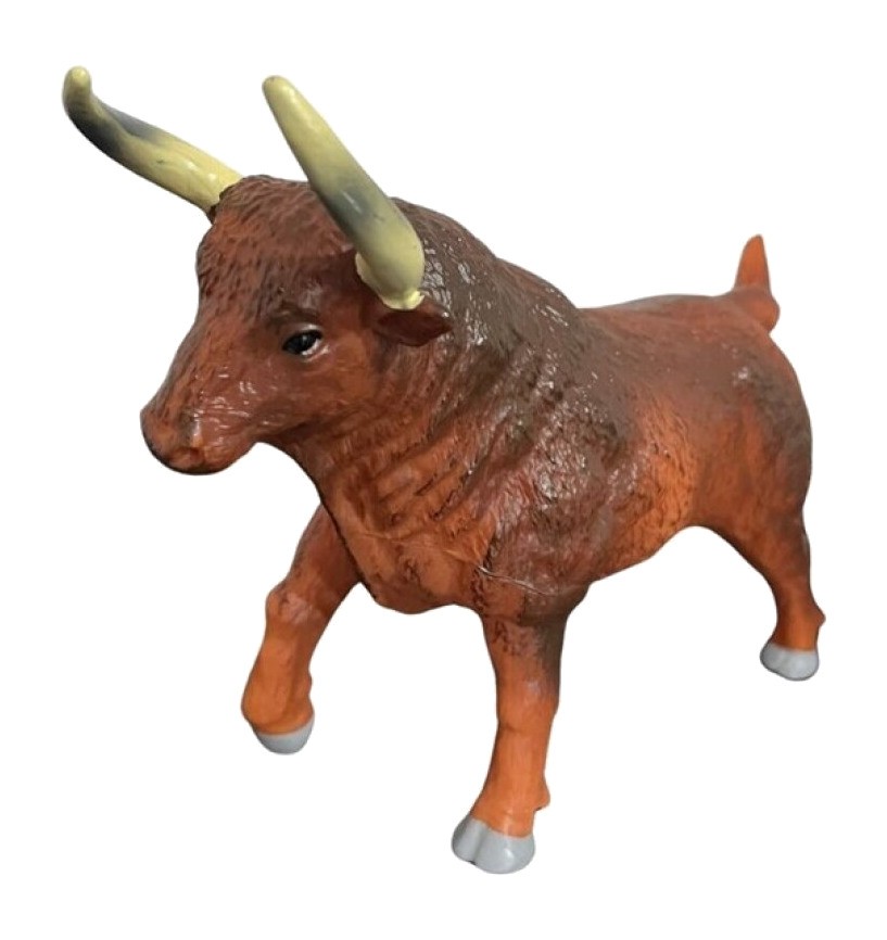 SIN MARCA Figura di toro al trotto 20 CM