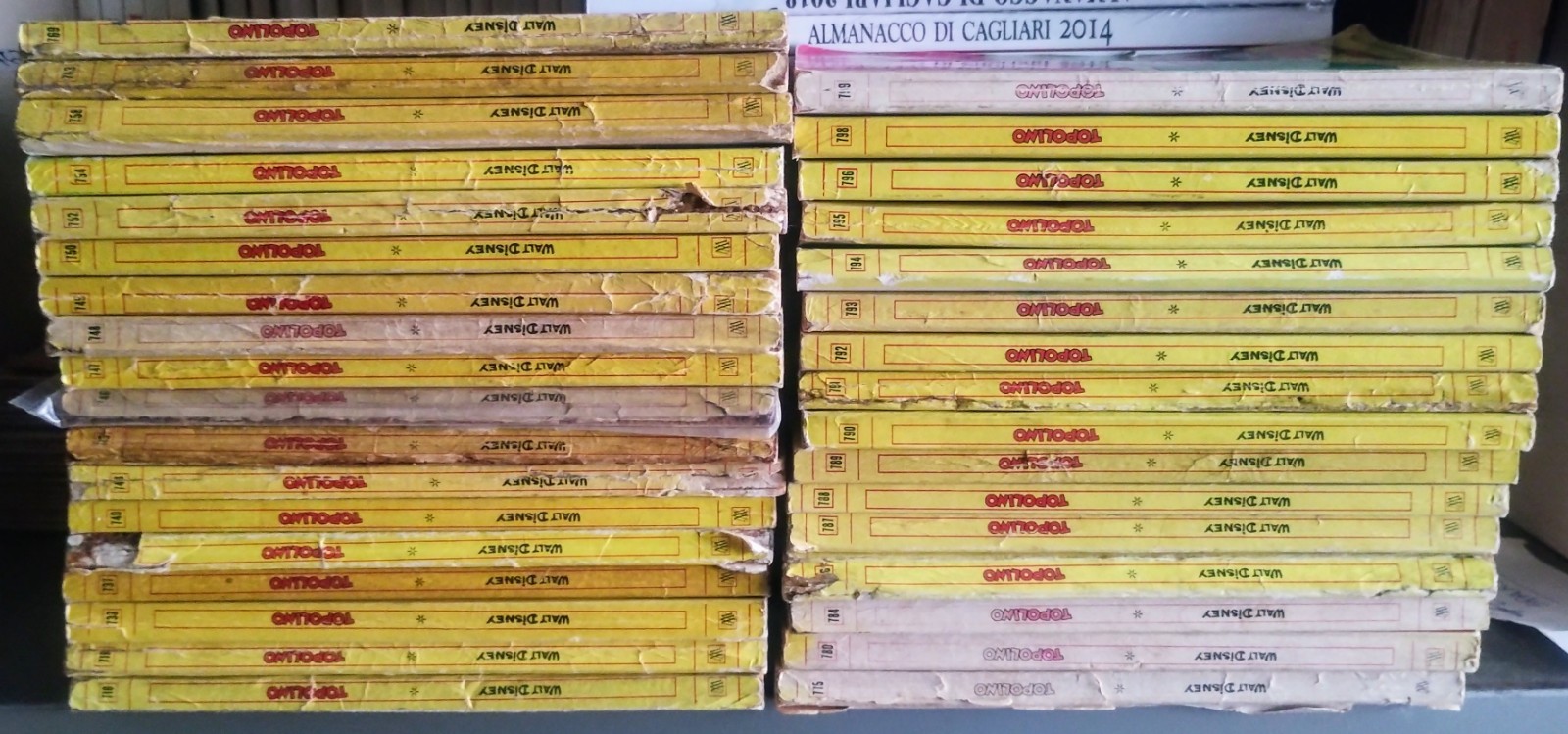 TOPOLINO-Fascia 700_numeri Sparsi 738/799... n.6 fumetti del lotto (dell'elenco)