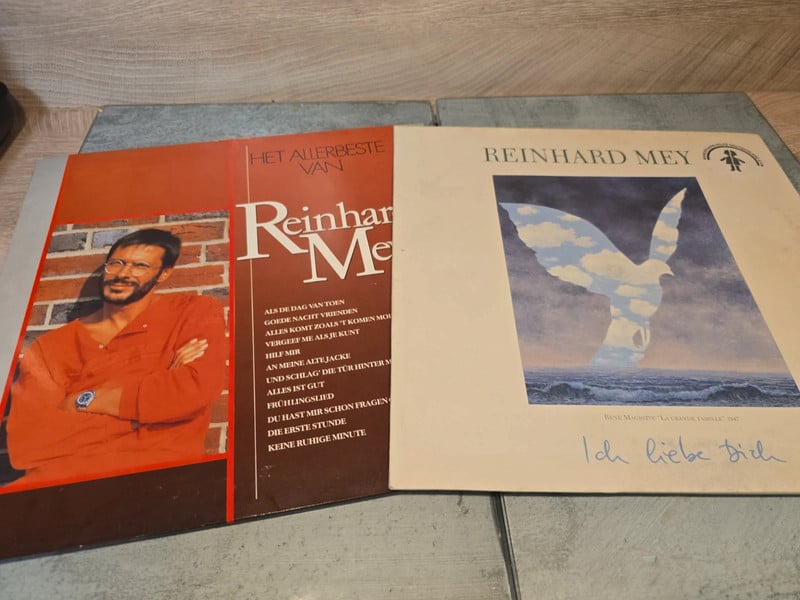 2 Alben Reinhard mey ich liebe dich allerbeste vinyl Schallplatte selten Sammlung rar