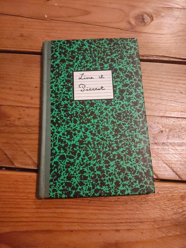 Livre Scolaire Ancien 1924 : Line et Pierrot CP  Méthode de lecture Hachette