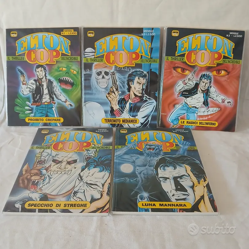 fumetti Elton Cop serie completa 
