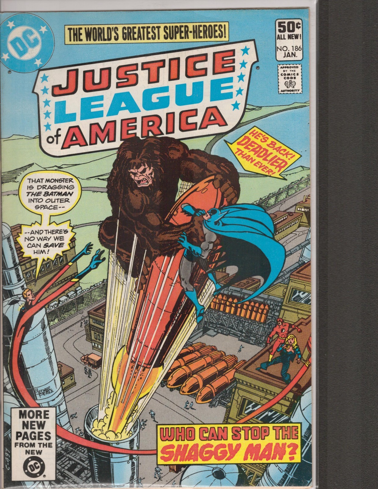 50165: DC COMICS JUSTICE LEAGUE OF AMERICA #186 grado VG