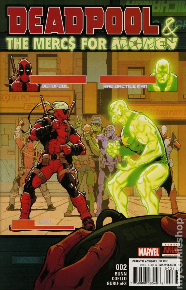Deadpool and the Mercs for Money #2A Coello VG 2016 2° serie Marvel basso grado
