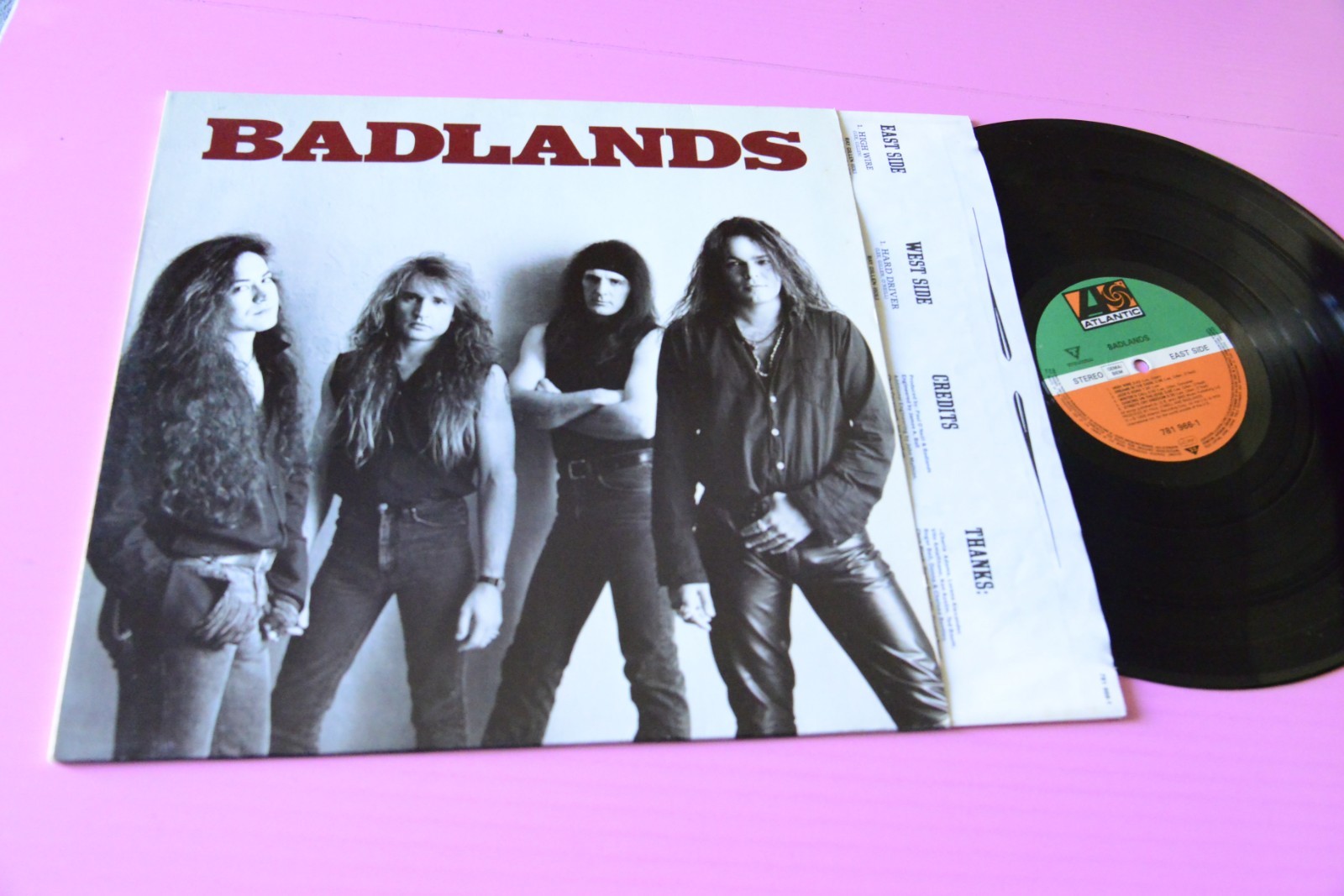 BADLANDS LP STESSO TITOLO ORIG GERMANY 1989 NM HARD ROCK METAL !!!!
