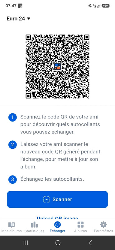Echange stickers Euro 2024 Topps