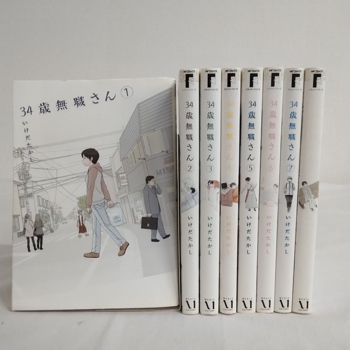 Ms. Set Completo Disoccupato 34 Anni / 34-sai Mushoku-san Giapponese Vol.1-8