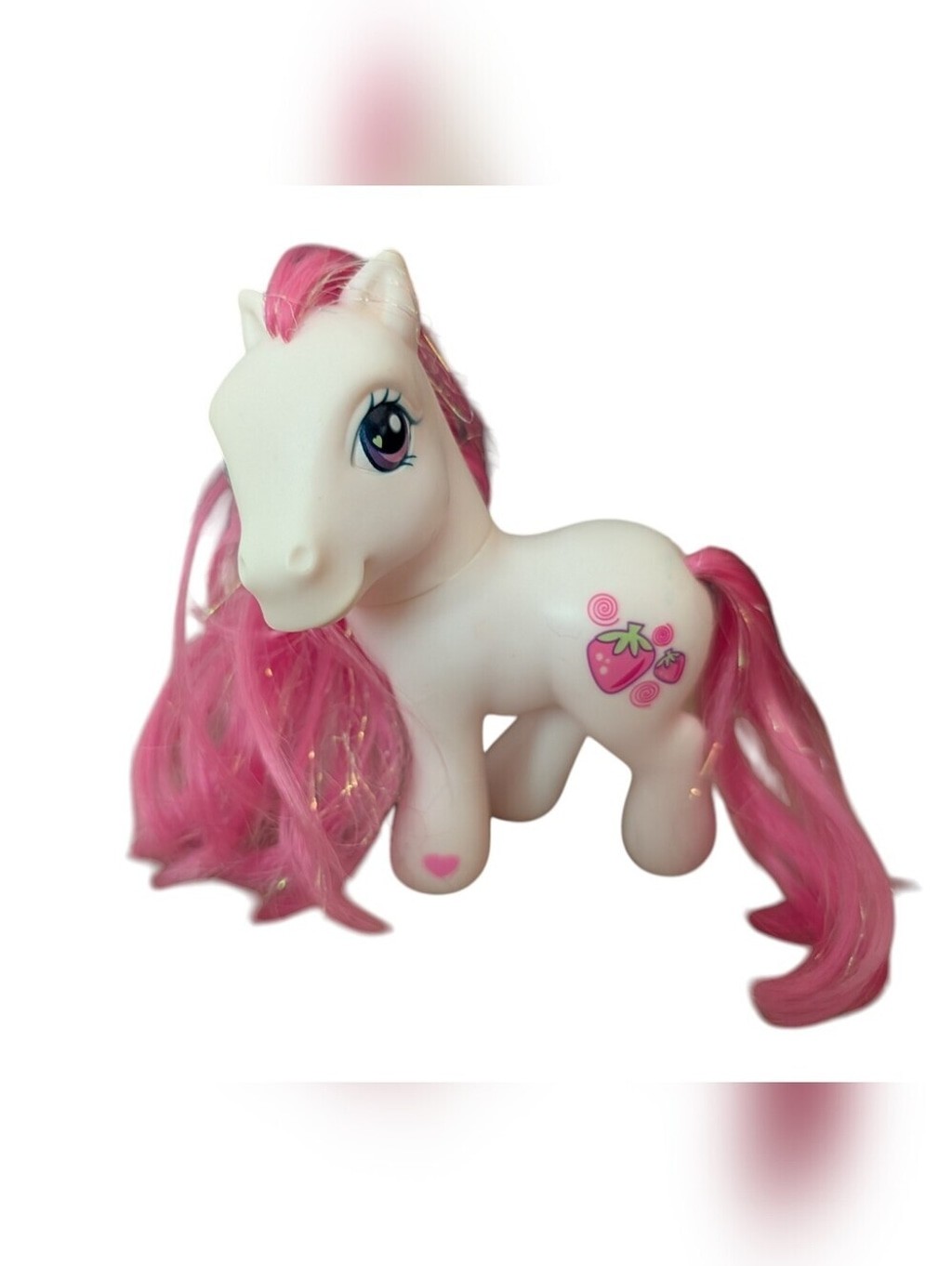 Hasbro Vintage My Little Pony G3 Strawberry Swirl White 2003 MLP